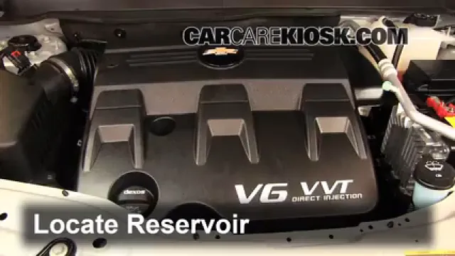 2012 Chevrolet Captiva Sport LTZ 3.0L V6 FlexFuel Liquide essuie-glace Ajouter du liquide